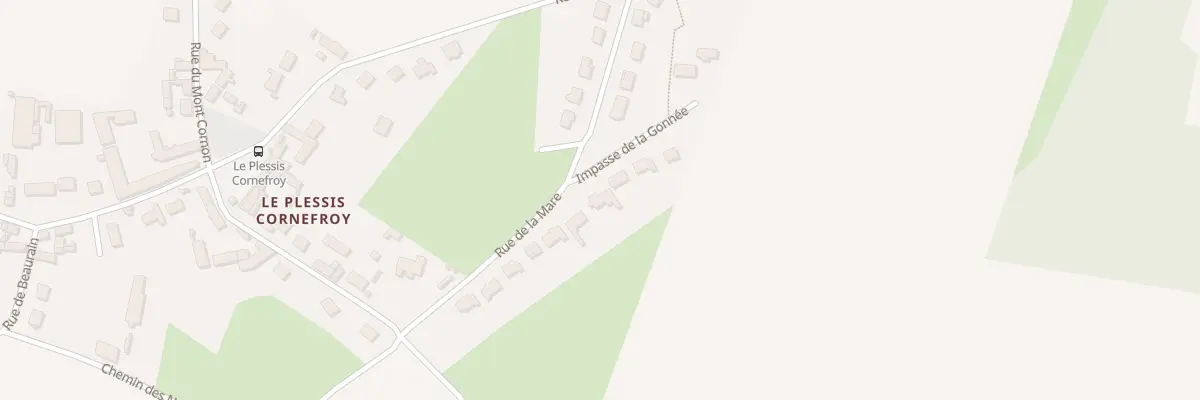 Plan du 2 Imp de la Gonnee à Trumilly
