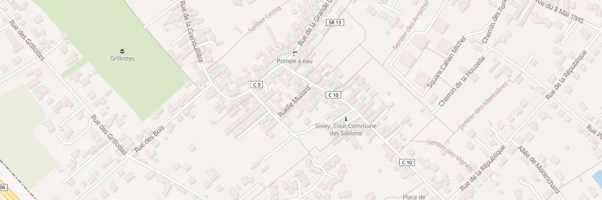 Plan du 16 Rue de la Houzelle à Moret-Loing-et-Orvanne