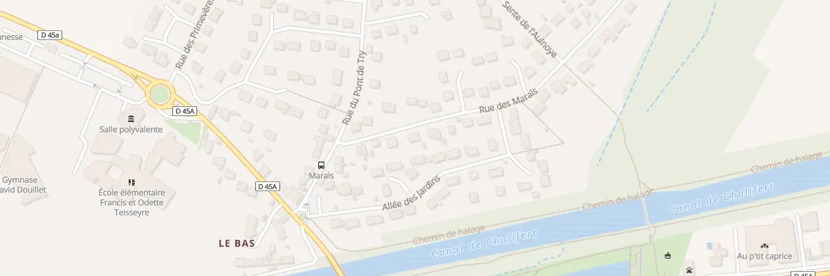 Plan du 2B Rue des Marais à Coupvray
