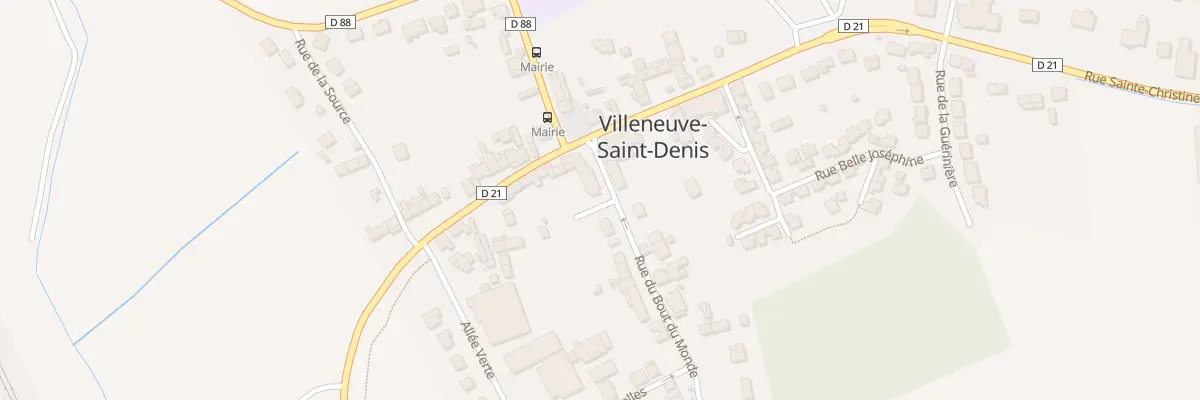 Plan du 2 Pl de l’Eglise à Villeneuve-Saint-Denis