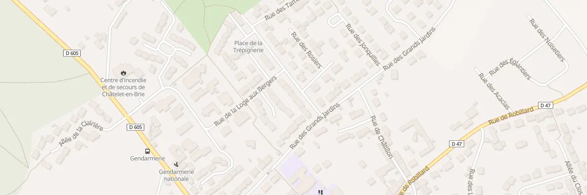 Plan du 5 Rue des Lilas au Châtelet-en-Brie