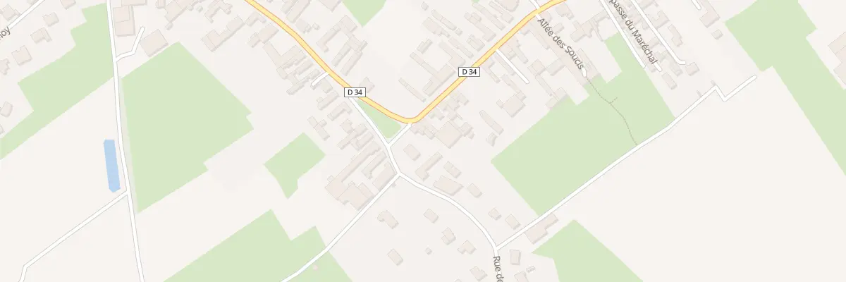 Plan du 83 Rue de la Mairie à Mercatel