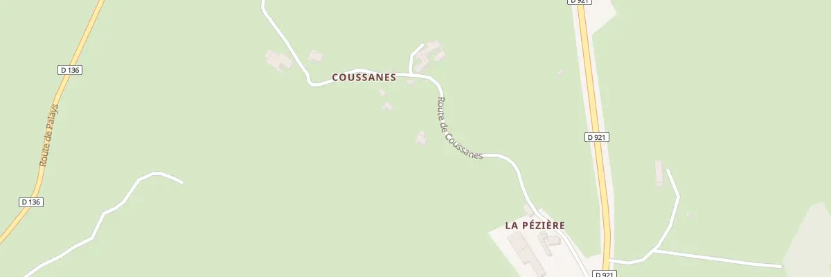 Plan du 5142 Coussanes au Cayrol