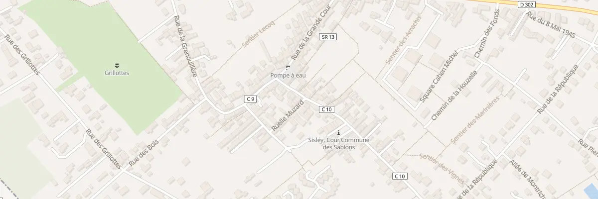 Plan du 10B Rue de la Houzelle à Moret-Loing-et-Orvanne