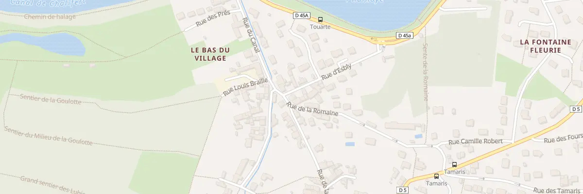 Plan du 2 Rue d’Esbly à Coupvray