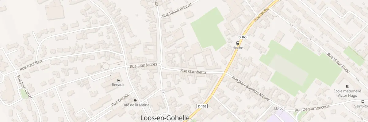Plan du 7 Rue Gambetta à Loos-en-Gohelle