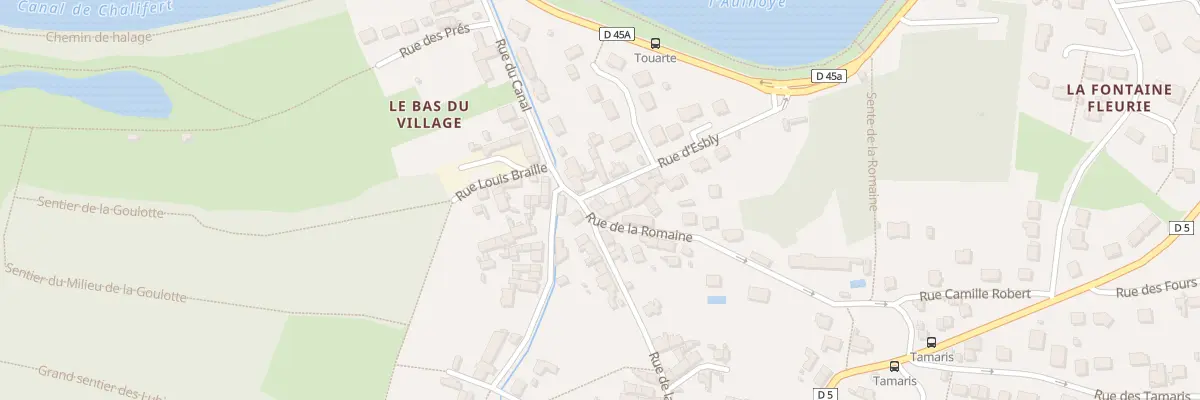 Plan du 4 Rue d’Esbly à Coupvray