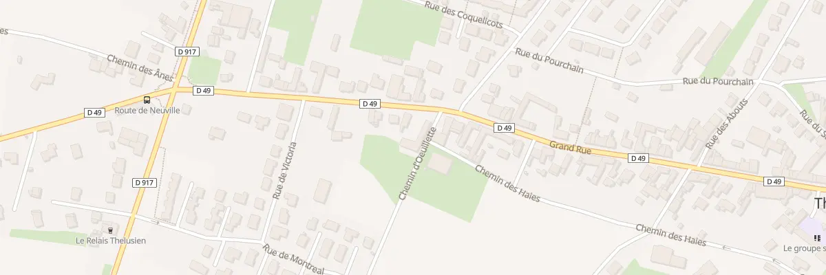 Plan du 51 Vc Grande Rue à Thélus