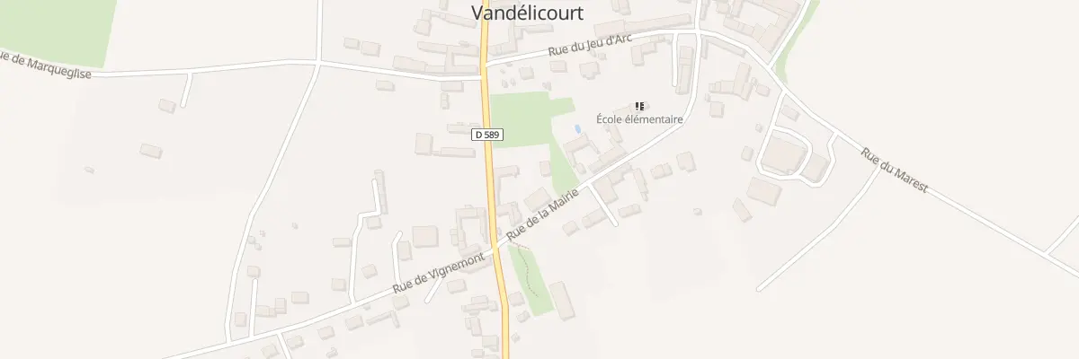 Plan du 3B Rue de la Mairie à Vandélicourt