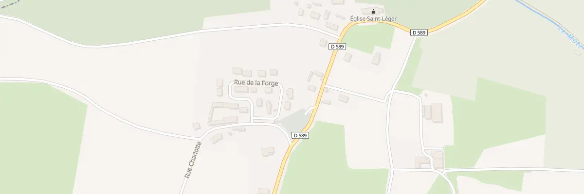 Plan du 13 Rue de la Forge à Vandélicourt
