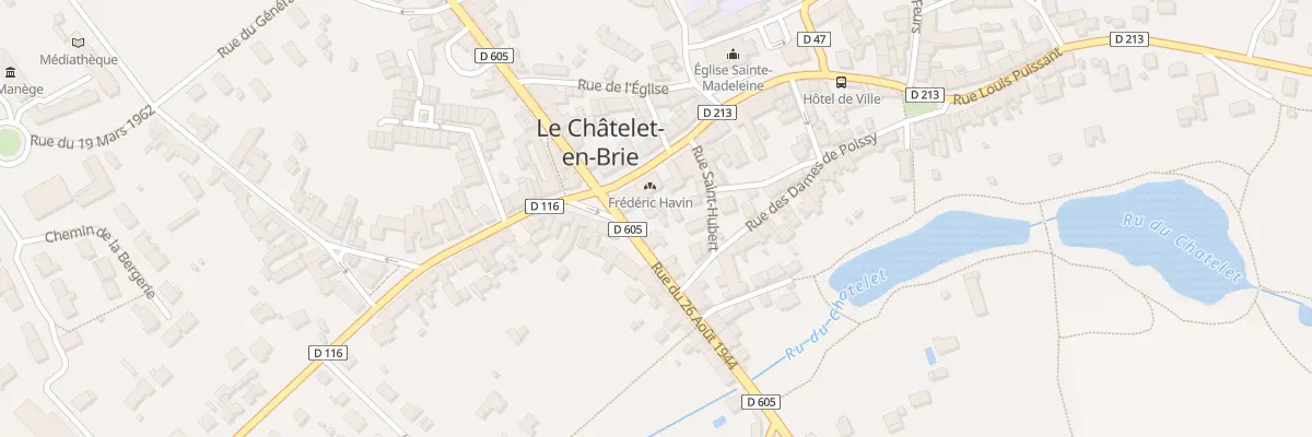 Plan du 35 Rue du 26 Août 1944 au Châtelet-en-Brie
