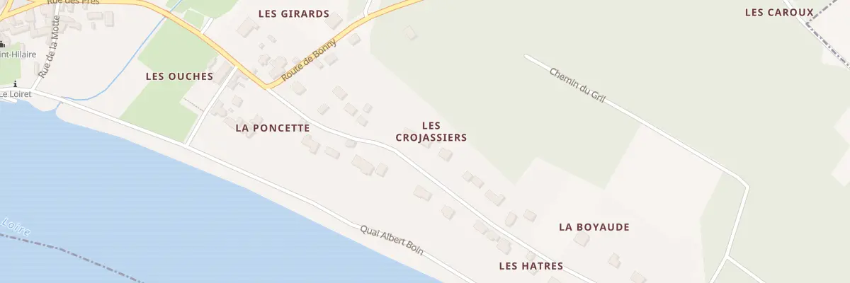 Plan du 13 Che du Gril à Ousson-sur-Loire