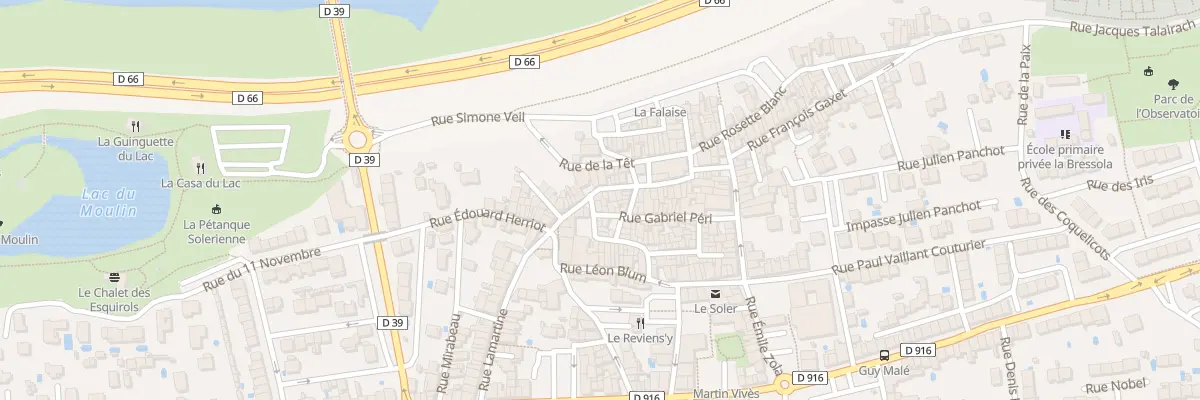 Plan du 14 Rue Col Cayrol au Soler