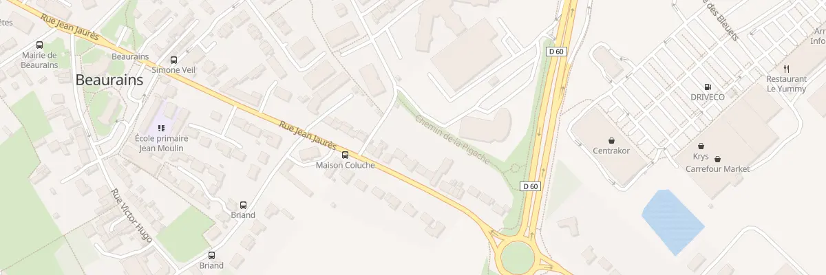 Plan du 70B Rue Jean Jaurès à Beaurains