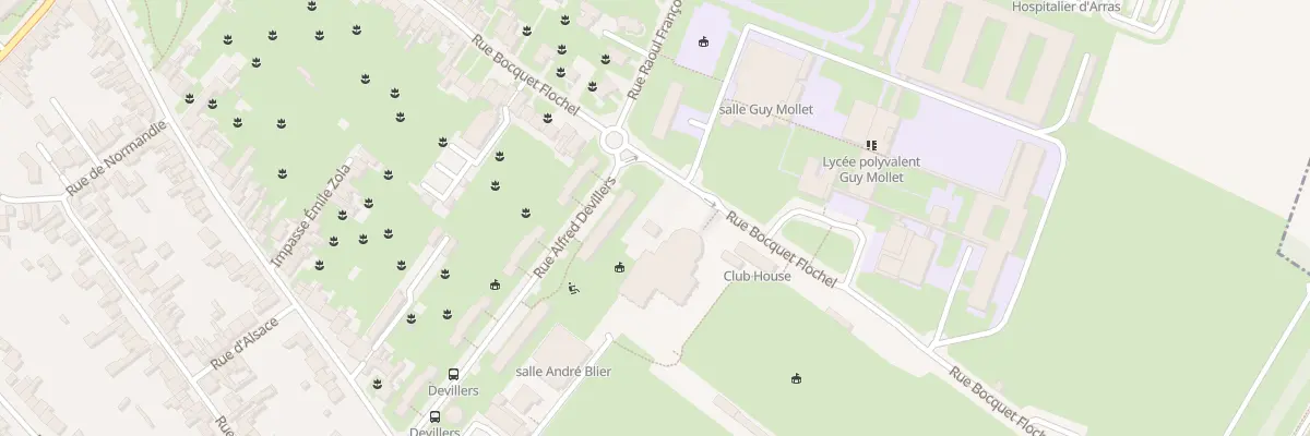 Plan du 58 Rue Bocquet Flochel à Arras