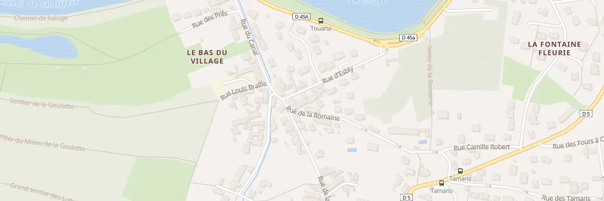 Plan du 4B Rue d’Esbly à Coupvray