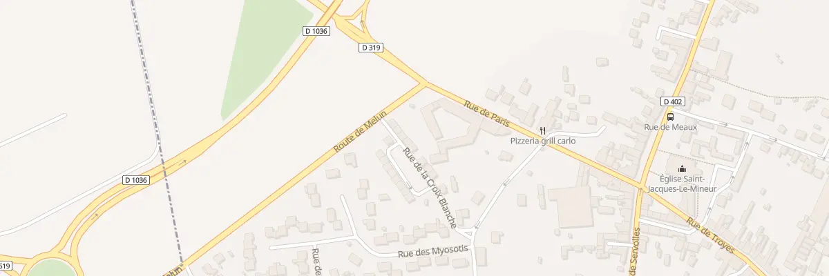 Plan du 14 Rue de la Croix Blanche à Guignes