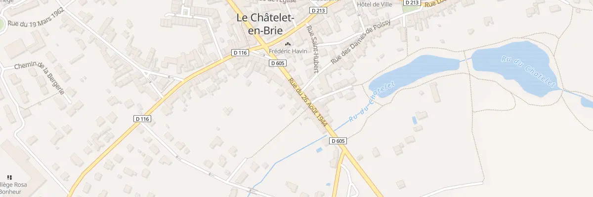 Plan du 44 Rue du 26 Août 1944 au Châtelet-en-Brie