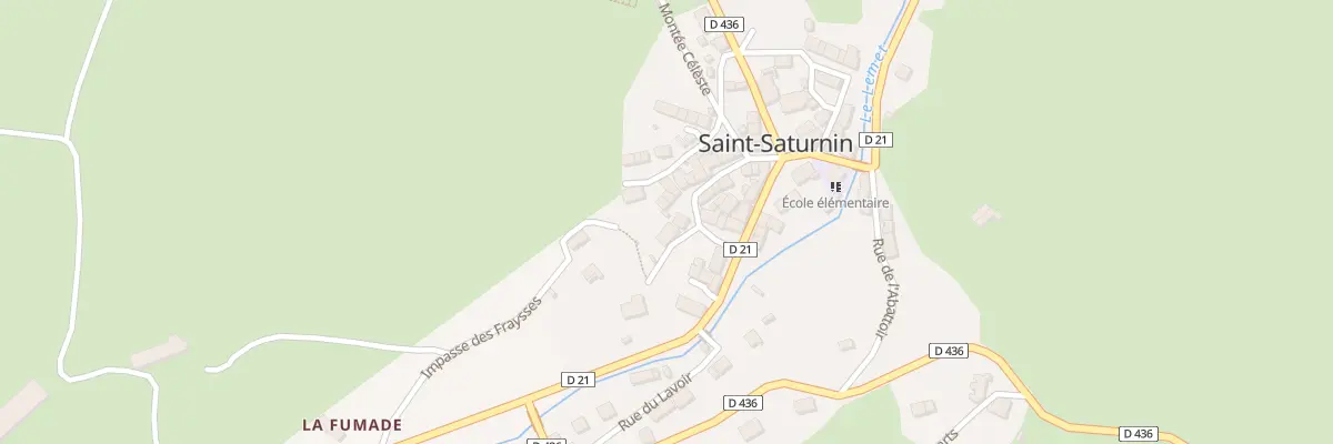 Plan du 5172 Le Bourg à Saint-Saturnin