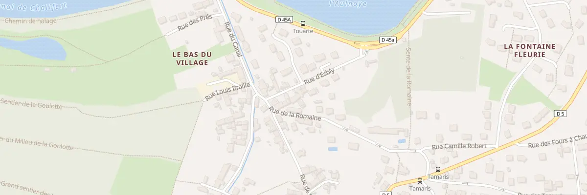 Plan du 6 Rue d’Esbly à Coupvray