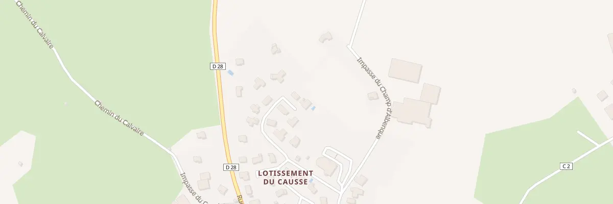 Plan du 5890 Champ d’Albenque à Gabriac