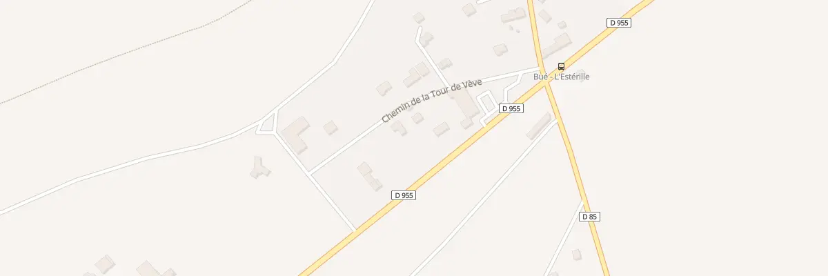 Plan du 314 Chem de la Tour de Vève à Bué