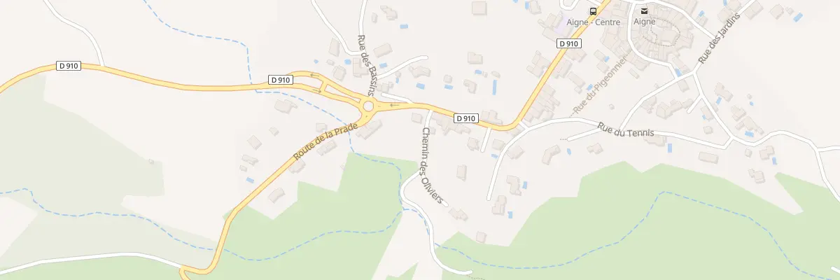 Plan du 5147 Au Village à Aigne
