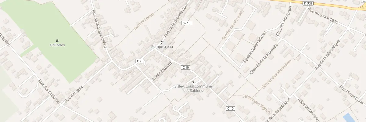 Plan du 25B Rue de la Houzelle à Moret-Loing-et-Orvanne