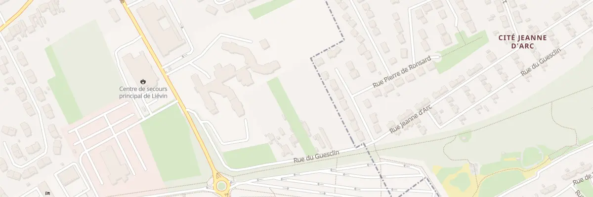 Plan du 9 Rue du Guesclin à Liévin