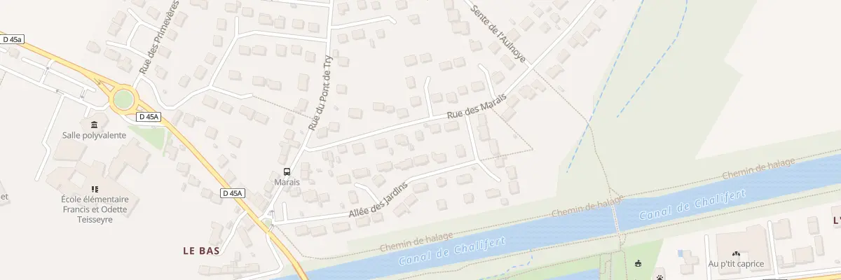 Plan du 10 Rue des Marais à Coupvray