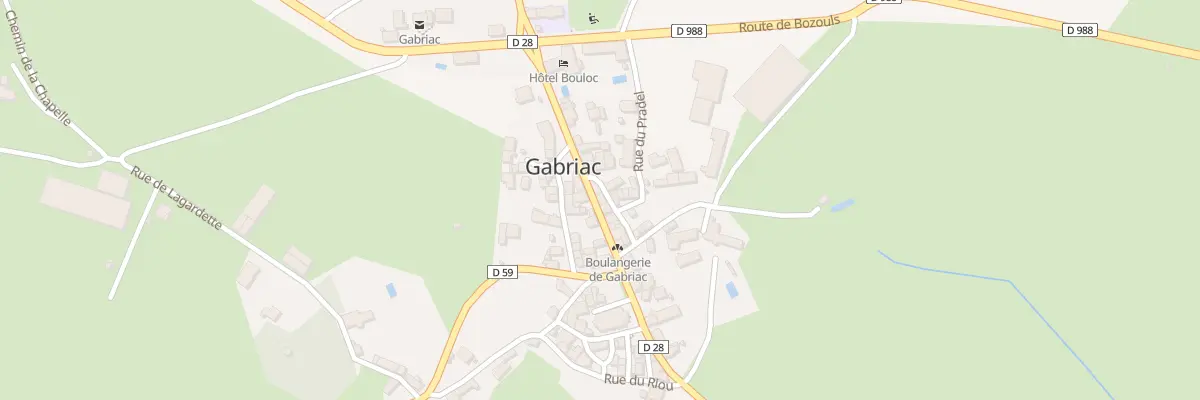 Plan du 5238 Gabriac à Gabriac