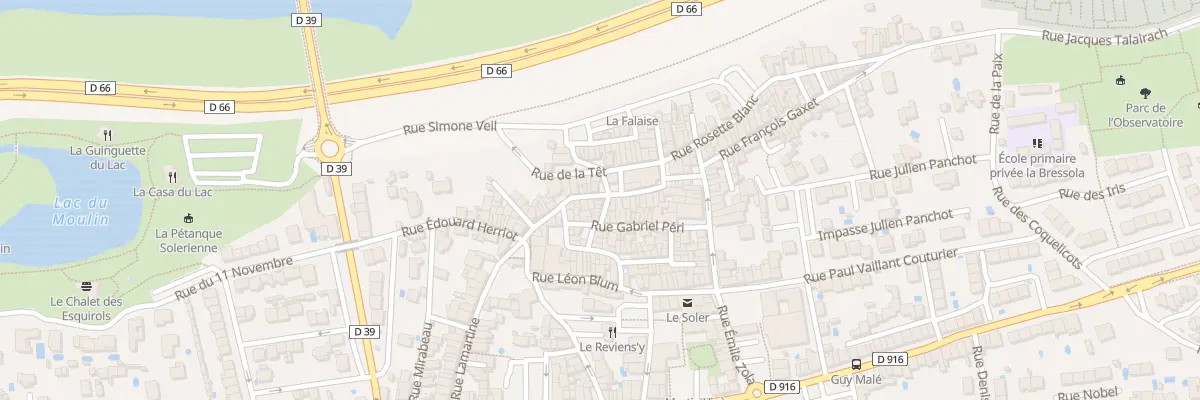 Plan du 2 Rue Pierre Loti au Soler