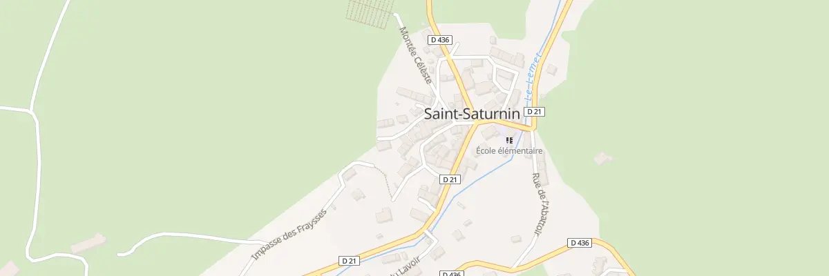 Plan du 5169 Le Bourg à Saint-Saturnin