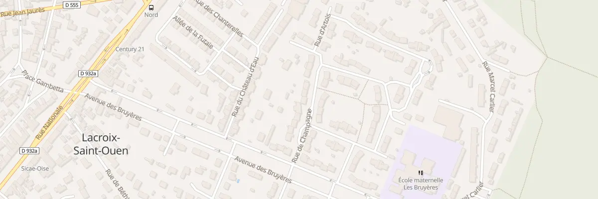 Plan du 11 Rue de Champagne à Lacroix-Saint-Ouen