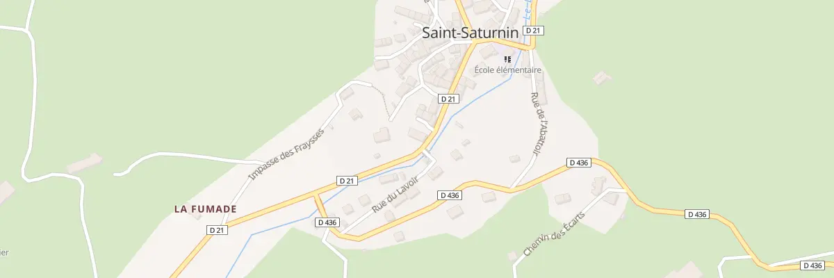 Plan du 5190 Le Bourg à Saint-Saturnin