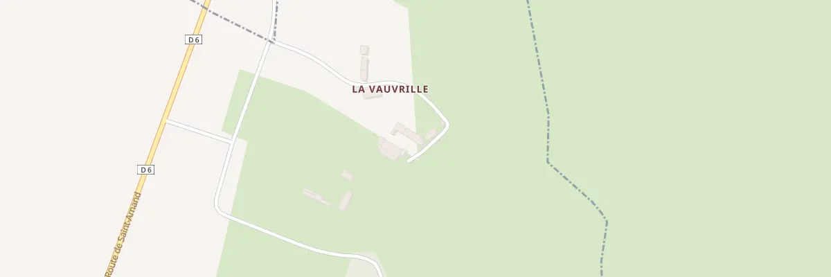 Plan du 6 La Vauvrille à Croisy