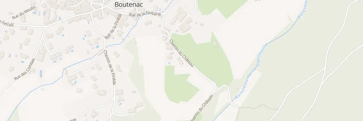 Plan du 9999 Che du Château à Boutenac
