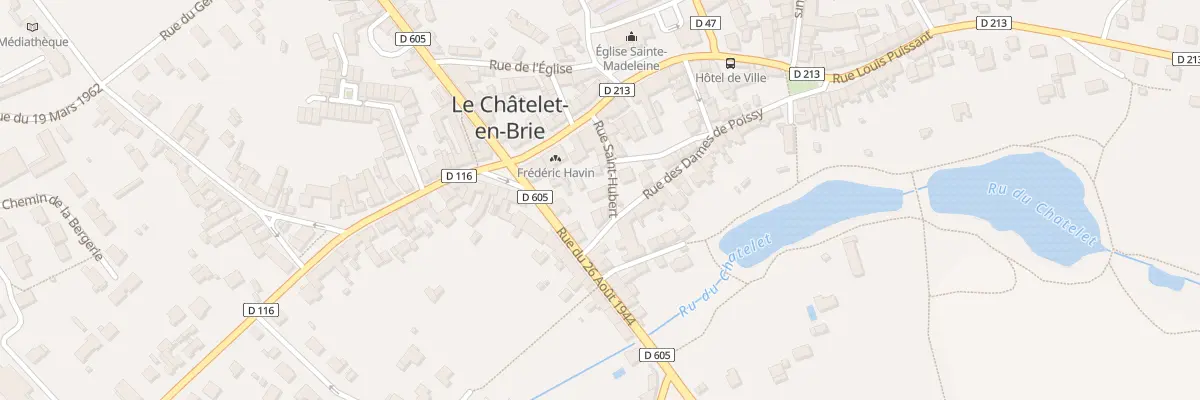 Plan du 2B Rue Saint-Hubert au Châtelet-en-Brie