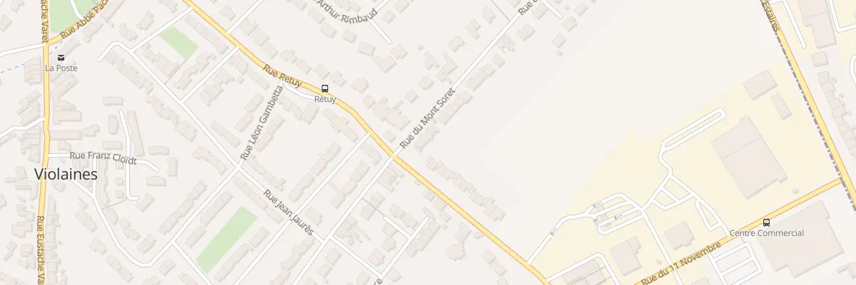 Plan du 4 Rue du Mont Soret à Violaines