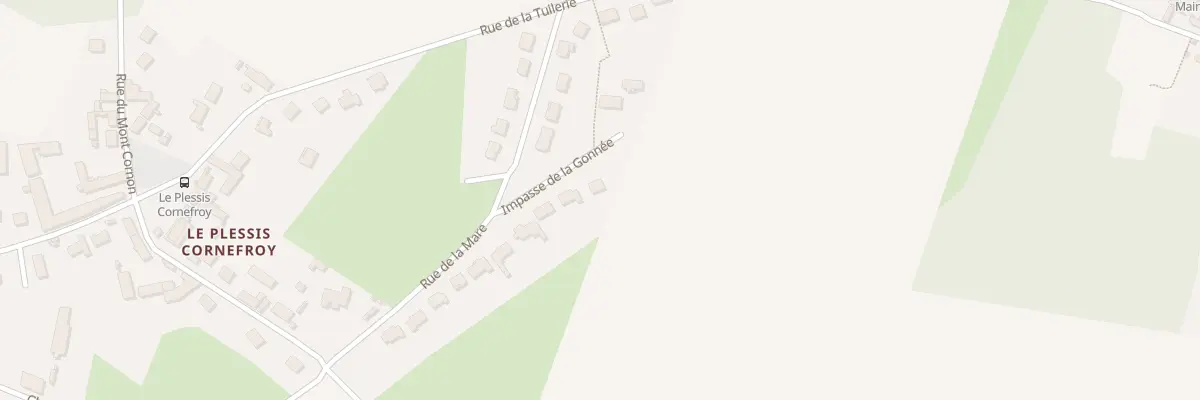 Plan du 76 Imp de la Gonnee à Trumilly