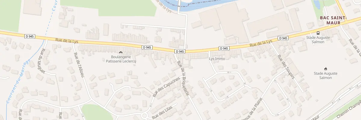 Plan du 2974 Rue de la Lys à Sailly-sur-la-Lys