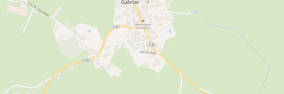 Plan du 5187 Gabriac à Gabriac