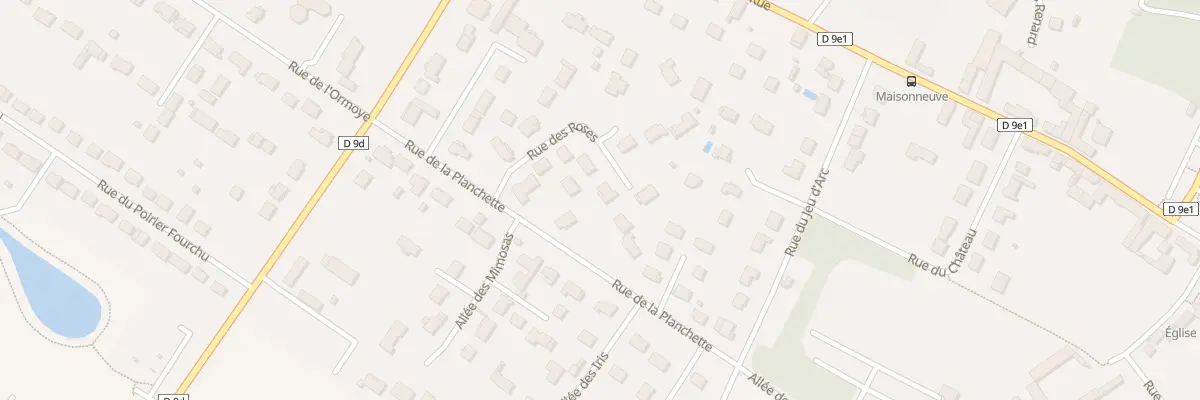 Plan du 8 Rue des Roses à Saint-Pathus