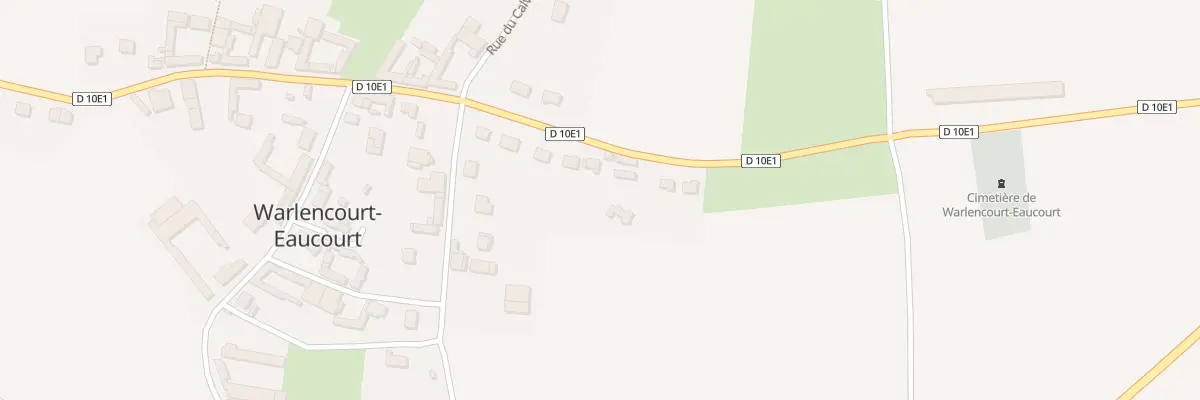 Plan du 25B Rue Saint Maurice à Warlencourt-Eaucourt