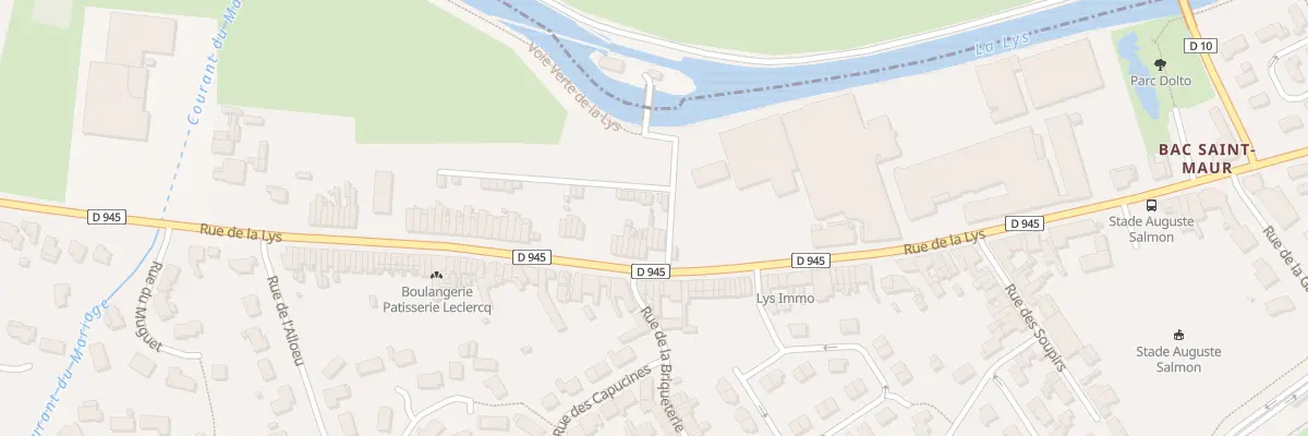 Plan du 2973 Rue de la Lys à Sailly-sur-la-Lys