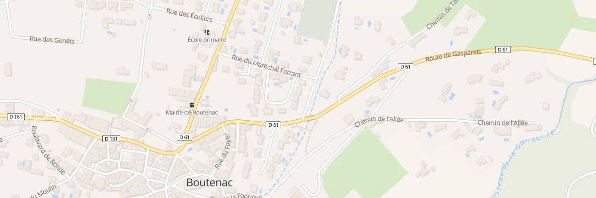 Plan du 12 Rue du Fer à Cheval à Boutenac