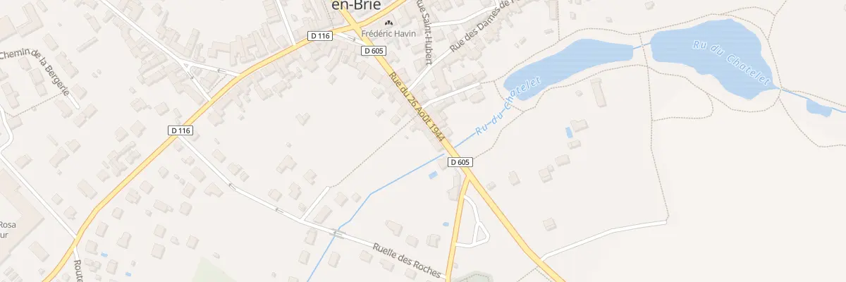 Plan du 56 Rue du 26 Août 1944 au Châtelet-en-Brie