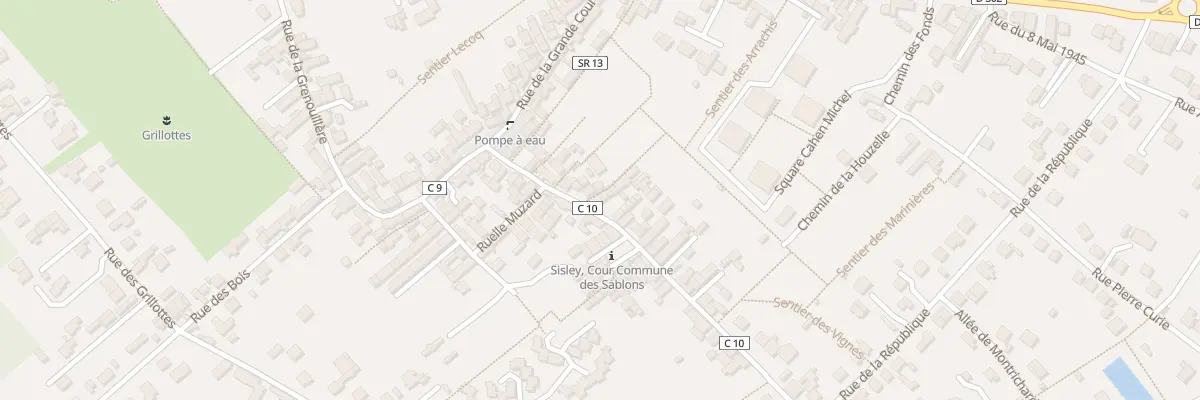 Plan du 33 Rue de la Houzelle à Moret-Loing-et-Orvanne