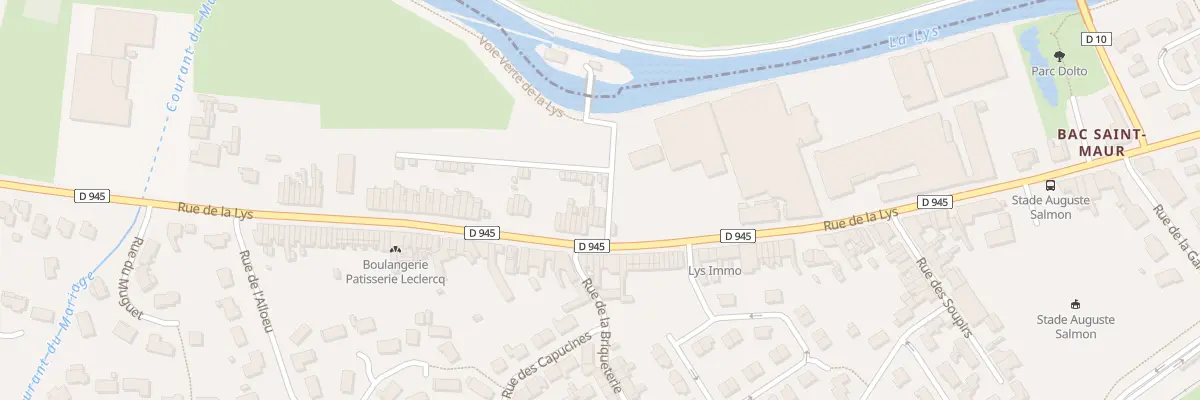 Plan du 2977 Rue de la Lys à Sailly-sur-la-Lys