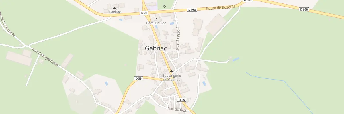 Plan du 5171 Gabriac à Gabriac